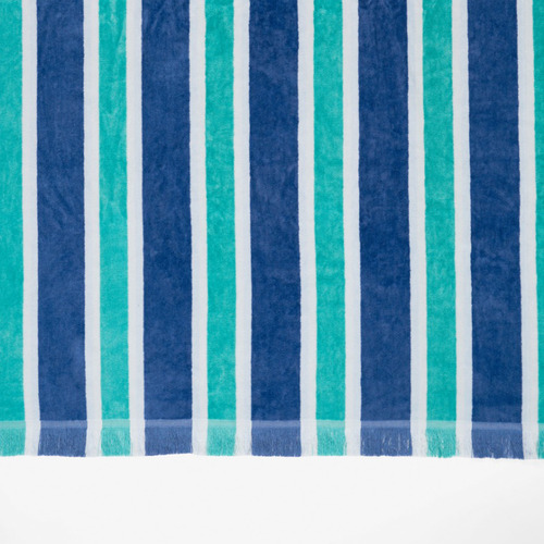 Blue Brazil Cotton Beach Towel