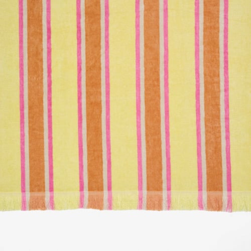 Yellow Brazil Cotton Beach Towel