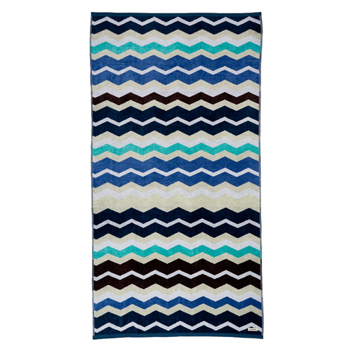 Chevron Stripe Cotton Beach Towel