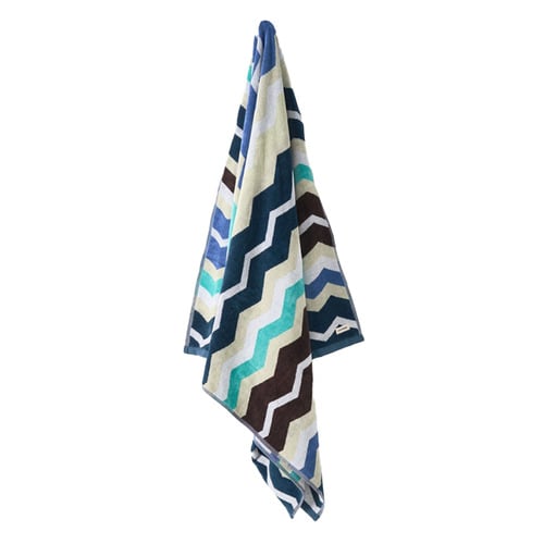Chevron Stripe Cotton Beach Towel