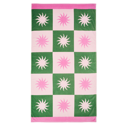 Suncheck Cotton Beach Towel