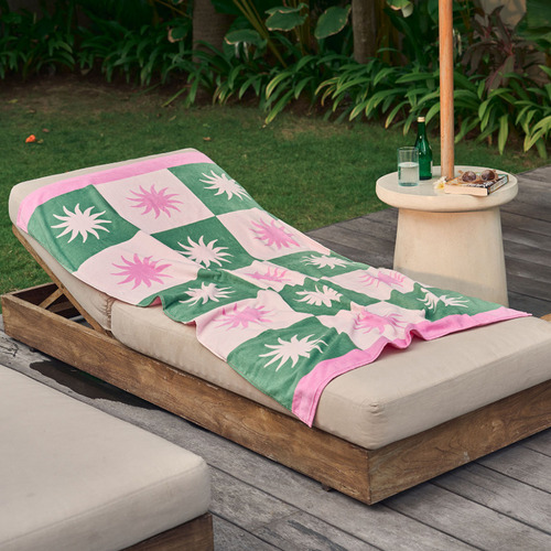 Suncheck Cotton Beach Towel