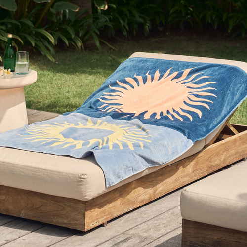 Duo Sun Cotton Beach Towel