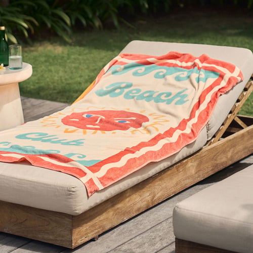 Beach Club Cotton Beach Towel