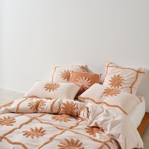 Tangier Cotton Chenille Quilt Cover Set