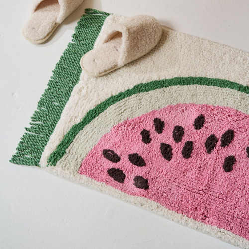 Watermelon Cotton Bathroom Mat