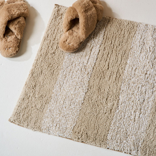 Duo Tone Cotton Bathroom Mat