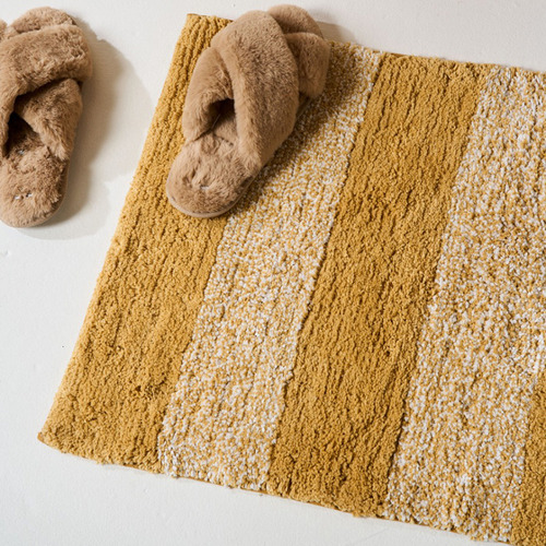 Duo Tone Cotton Bathroom Mat