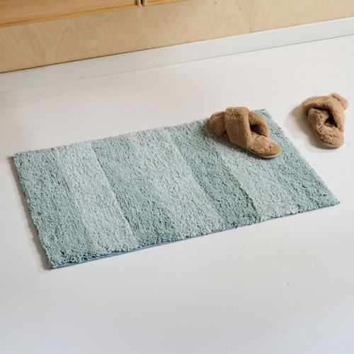 Duo Tone Cotton Bathroom Mat