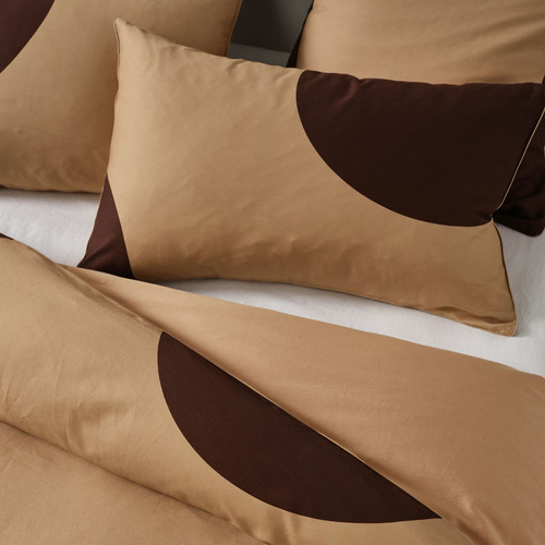 Clay Pluto Cotton Sateen Quilt Cover Set
