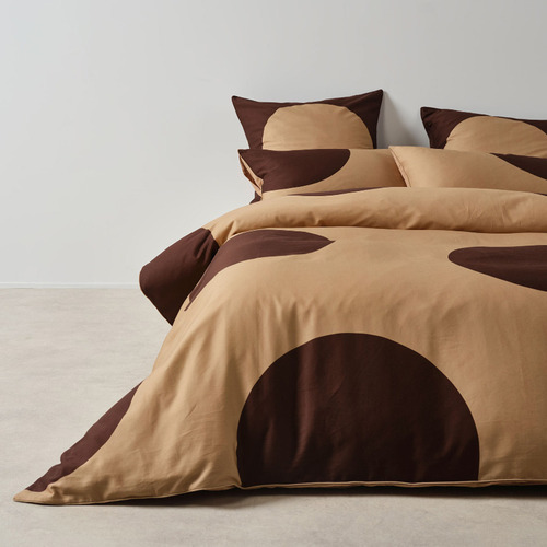 Clay Pluto Cotton Sateen Quilt Cover Set