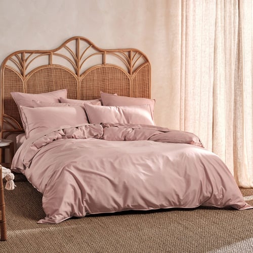 Rose Nara Bamboo & Cotton Sateen Quilt Cover Set