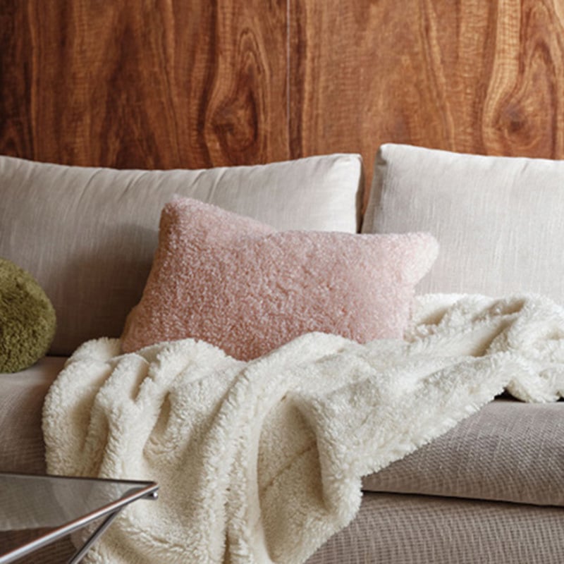 Shetland Rectangular Sherpa Cushion