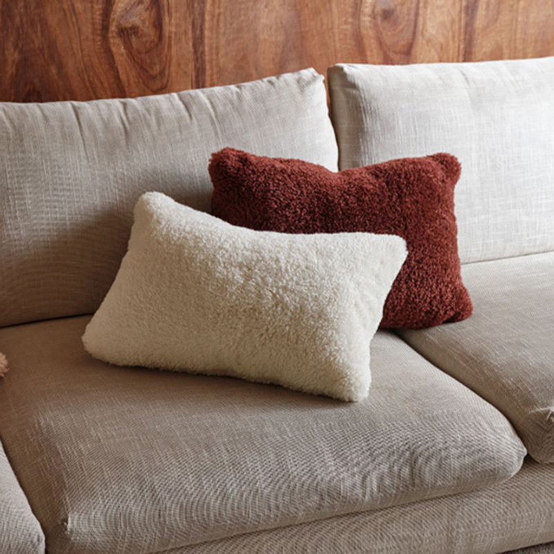 Shetland Rectangular Sherpa Cushion