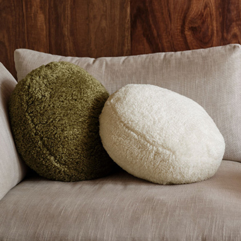 Shetland Round Sherpa Cushion