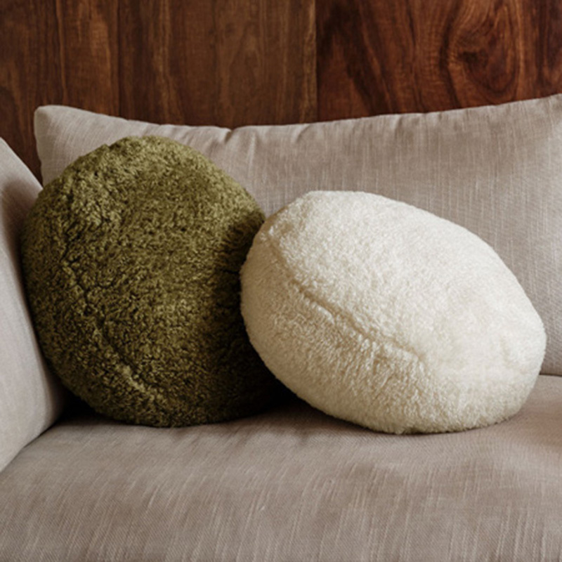 Shetland Round Sherpa Cushion