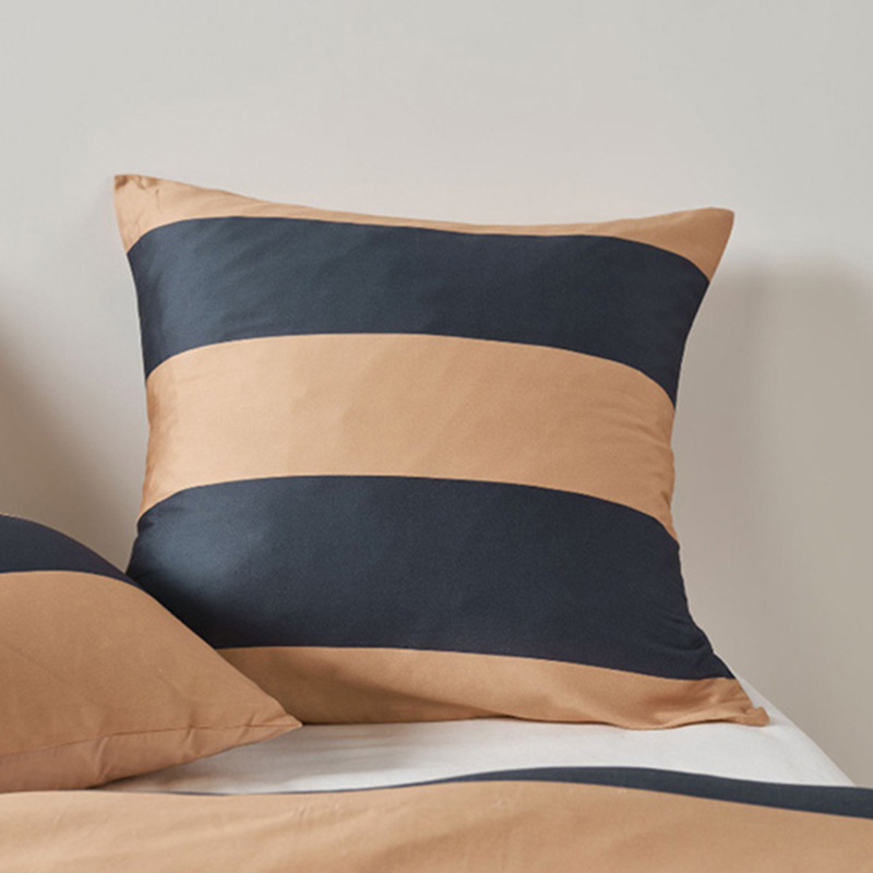 Rugby Stripe Cotton Sateen European Pillowcase