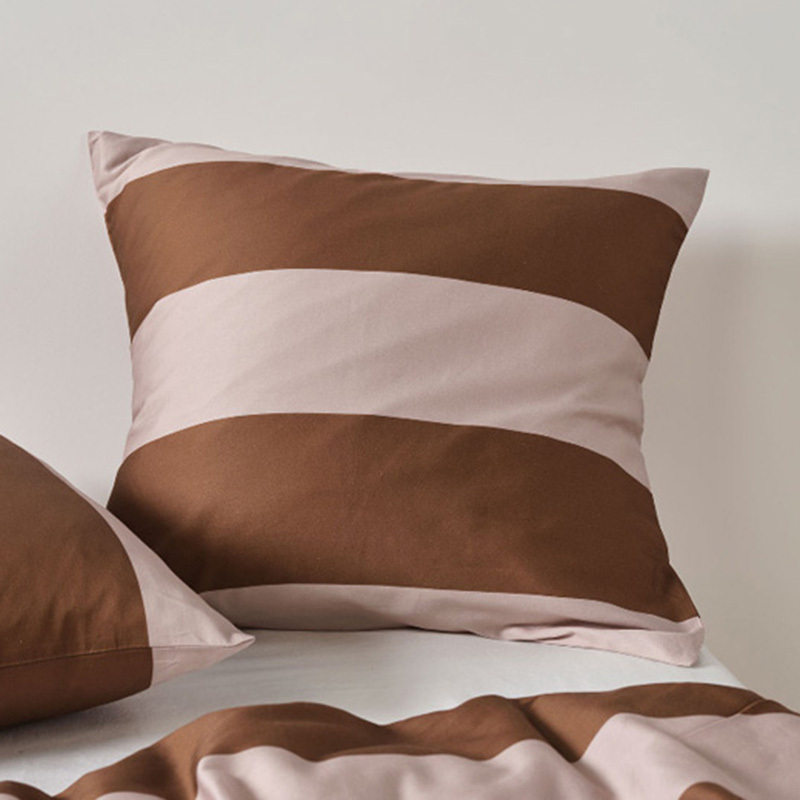 Rugby Stripe Cotton Sateen European Pillowcase