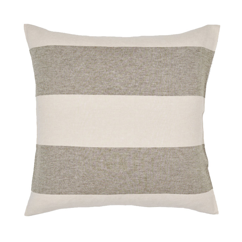 Vintage Wide Stripe Cotton Blend European Pillowcase