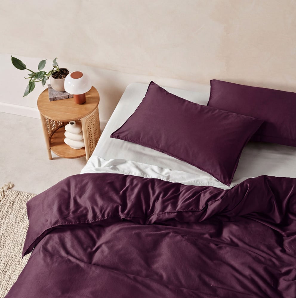 Surf Wash Cotton Sateen Quilt Cover Set