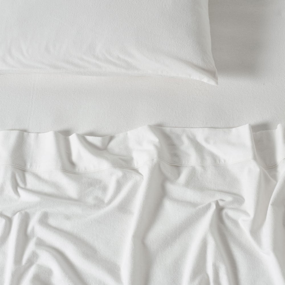 Plain Dyed Cotton Flannelette Sheet Set