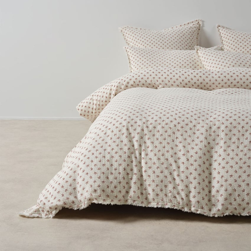 Ditsy Floral Eloise Cotton Muslin Quilt Cover Set