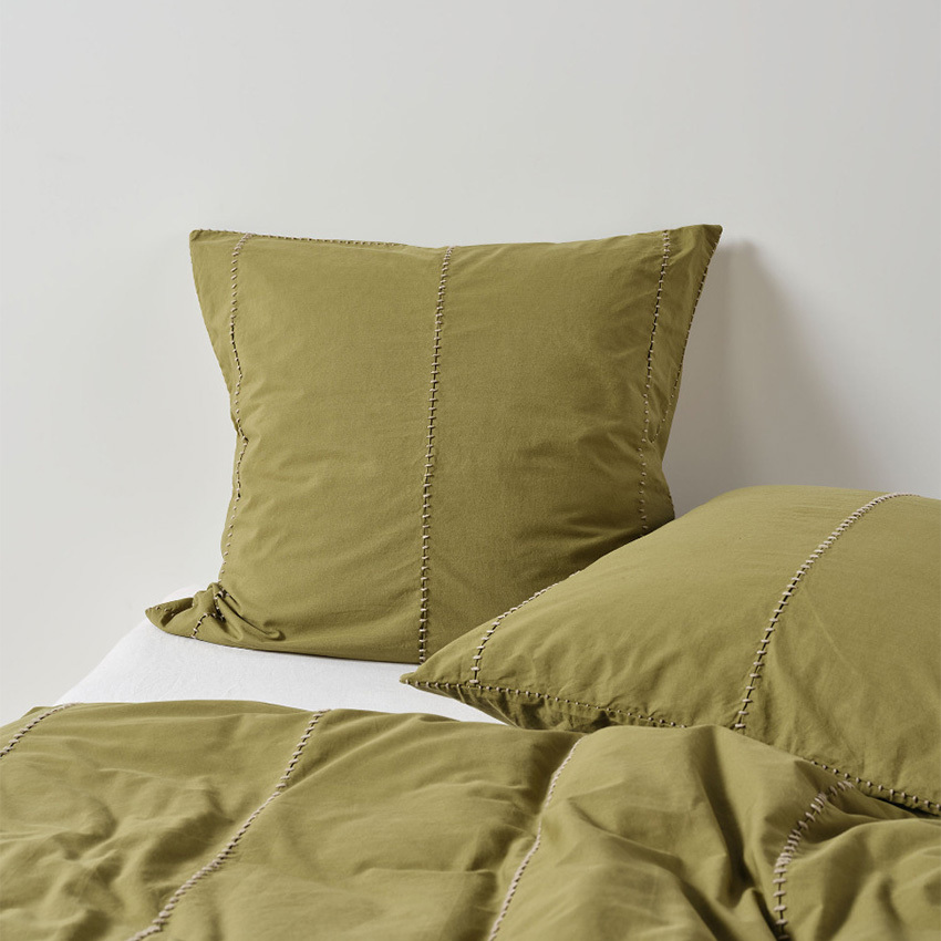 Green Jerome Cotton Percale European Pillowcase