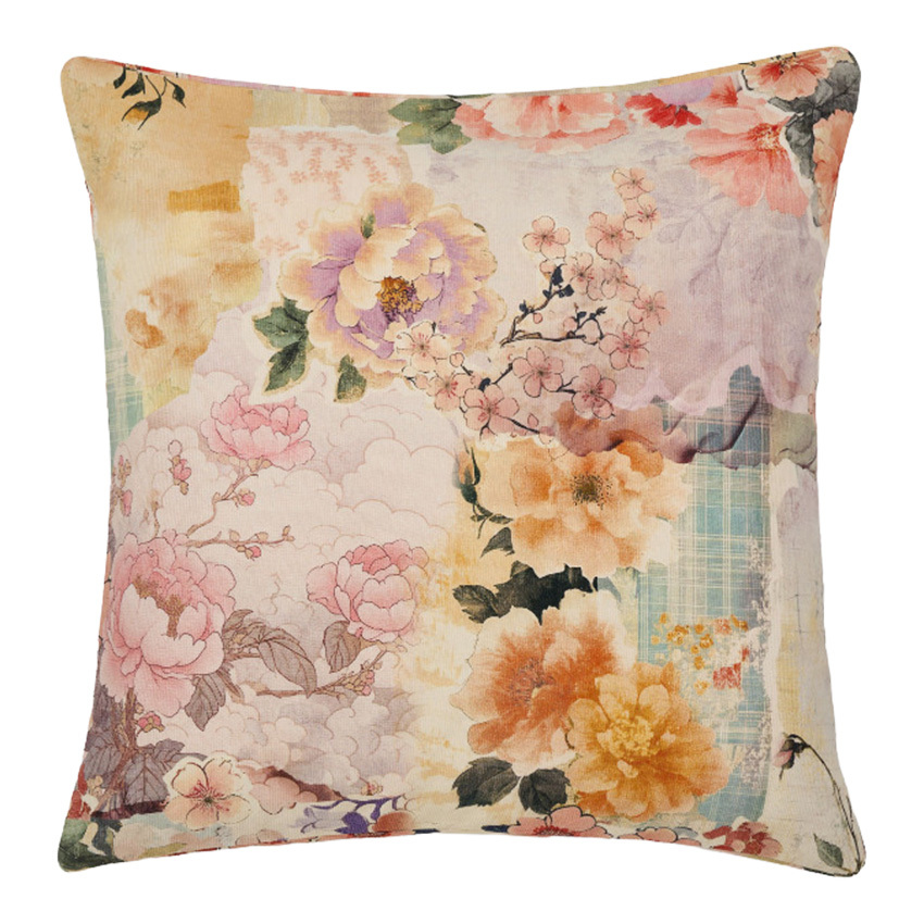 Floral Cailee Cotton European Pillowcase