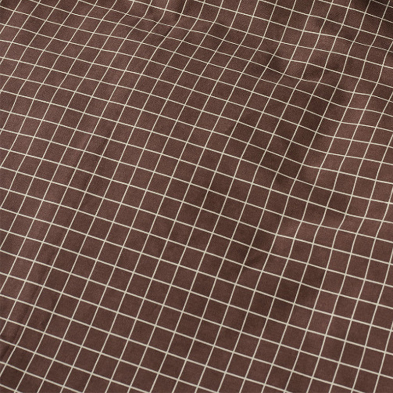 Volley Check Cotton Percale Quilt Cover Set