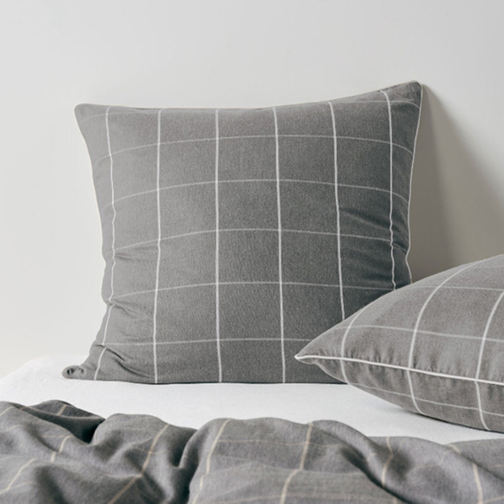 Atrium Yarn-Dyed Cotton European Pillowcase