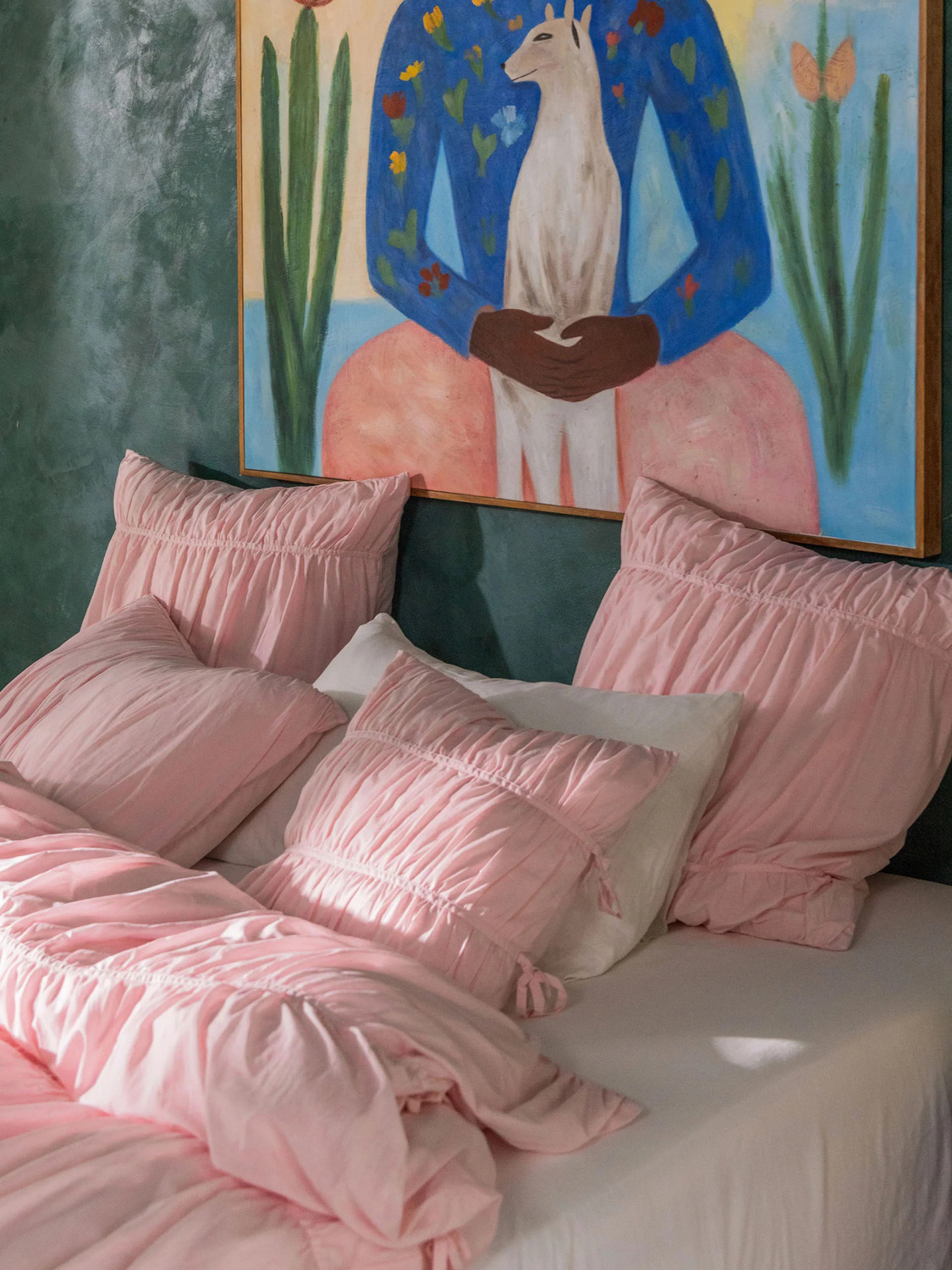 Gracie Cotton Voile Cushion