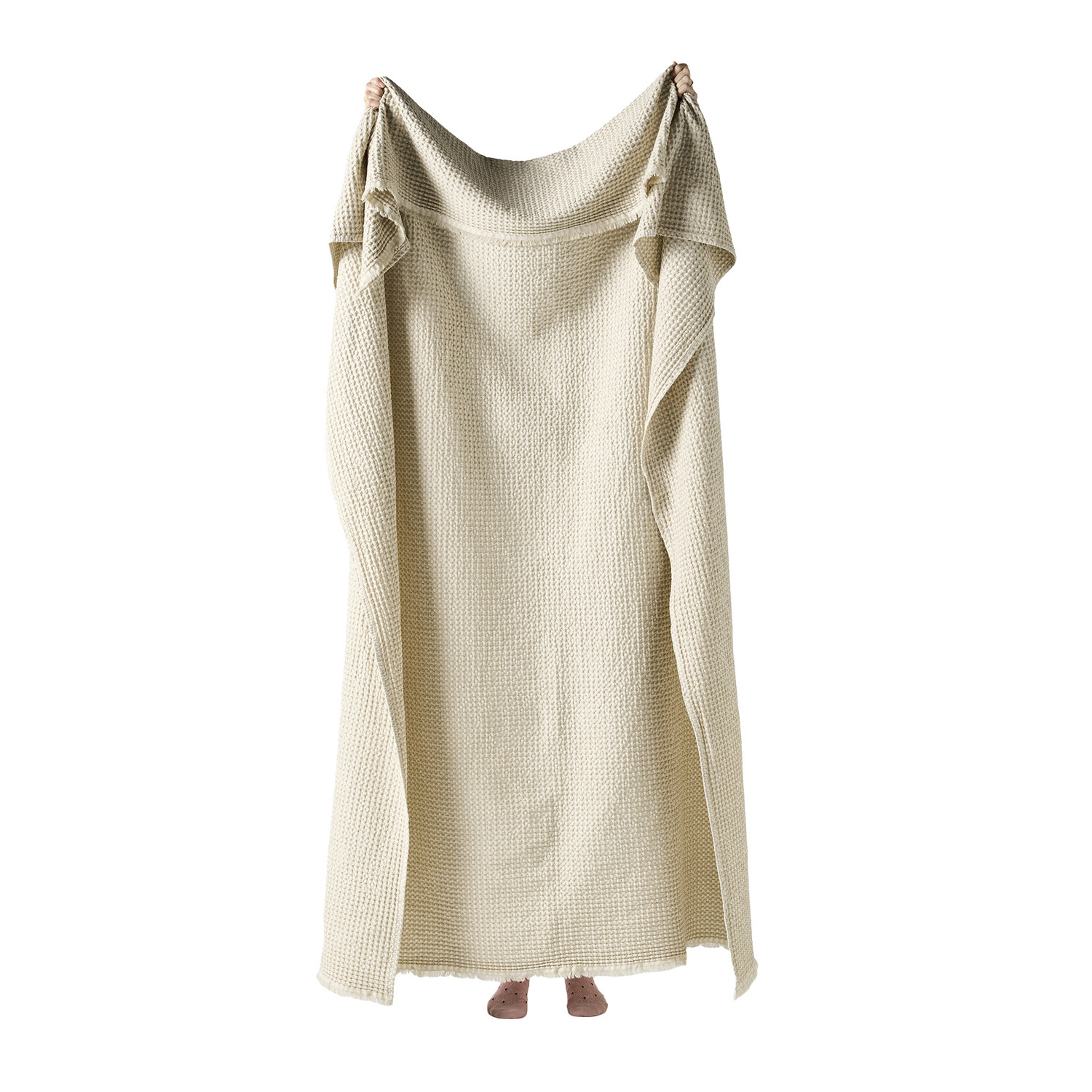 Alora Cotton Waffle Throw