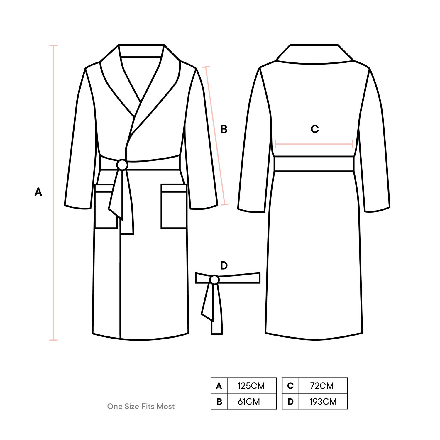 Liana Cotton Waffle Bath Robe