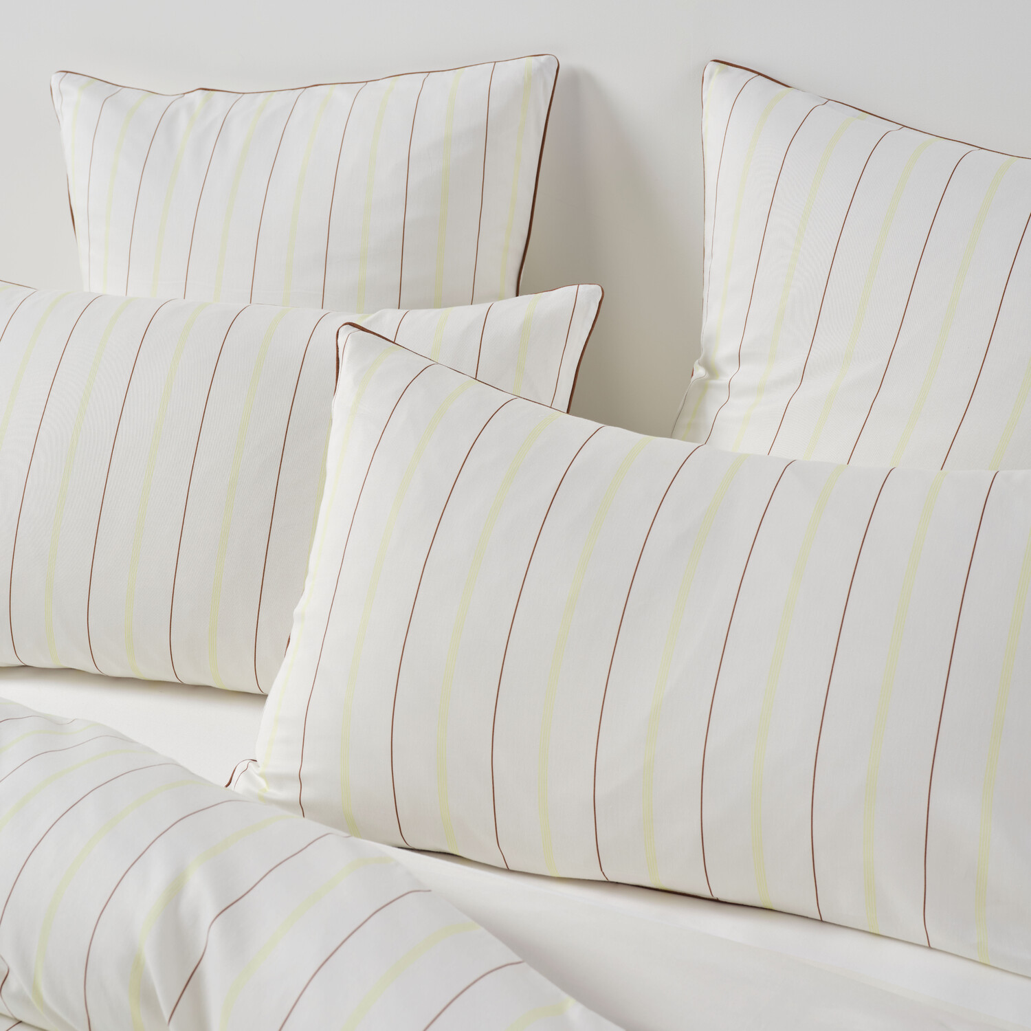 Kiera Stripe Cotton Sateen Quilt Cover Set