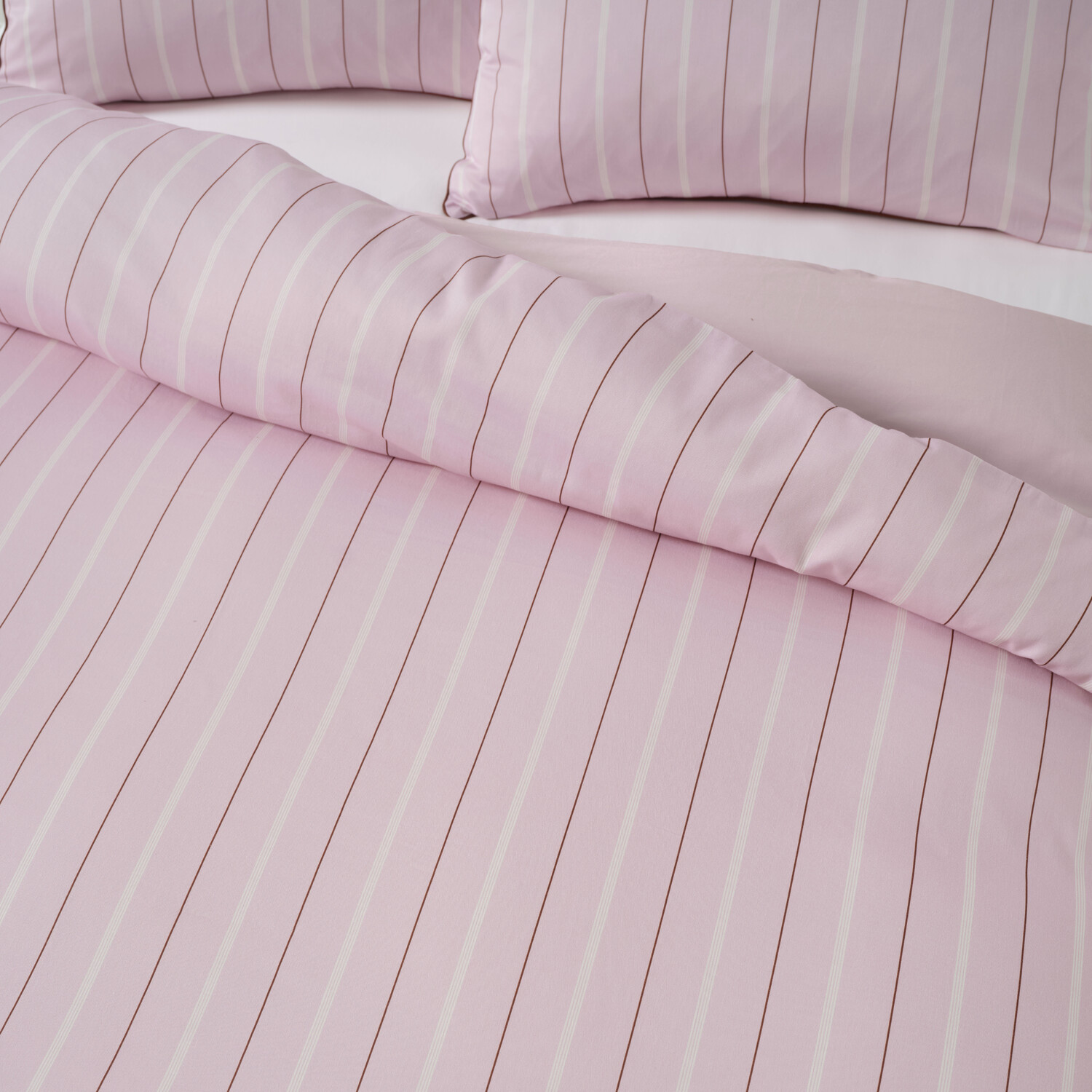 Kiera Stripe Cotton Sateen Quilt Cover Set