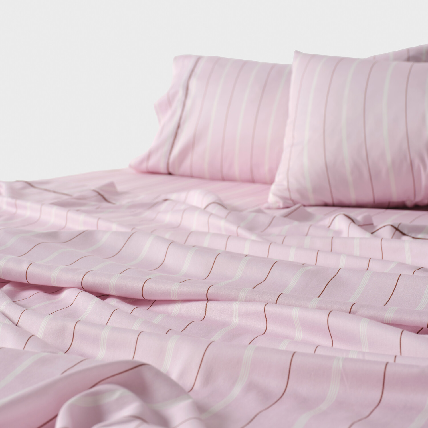Kiera Stripe Cotton Sateen Sheet Set