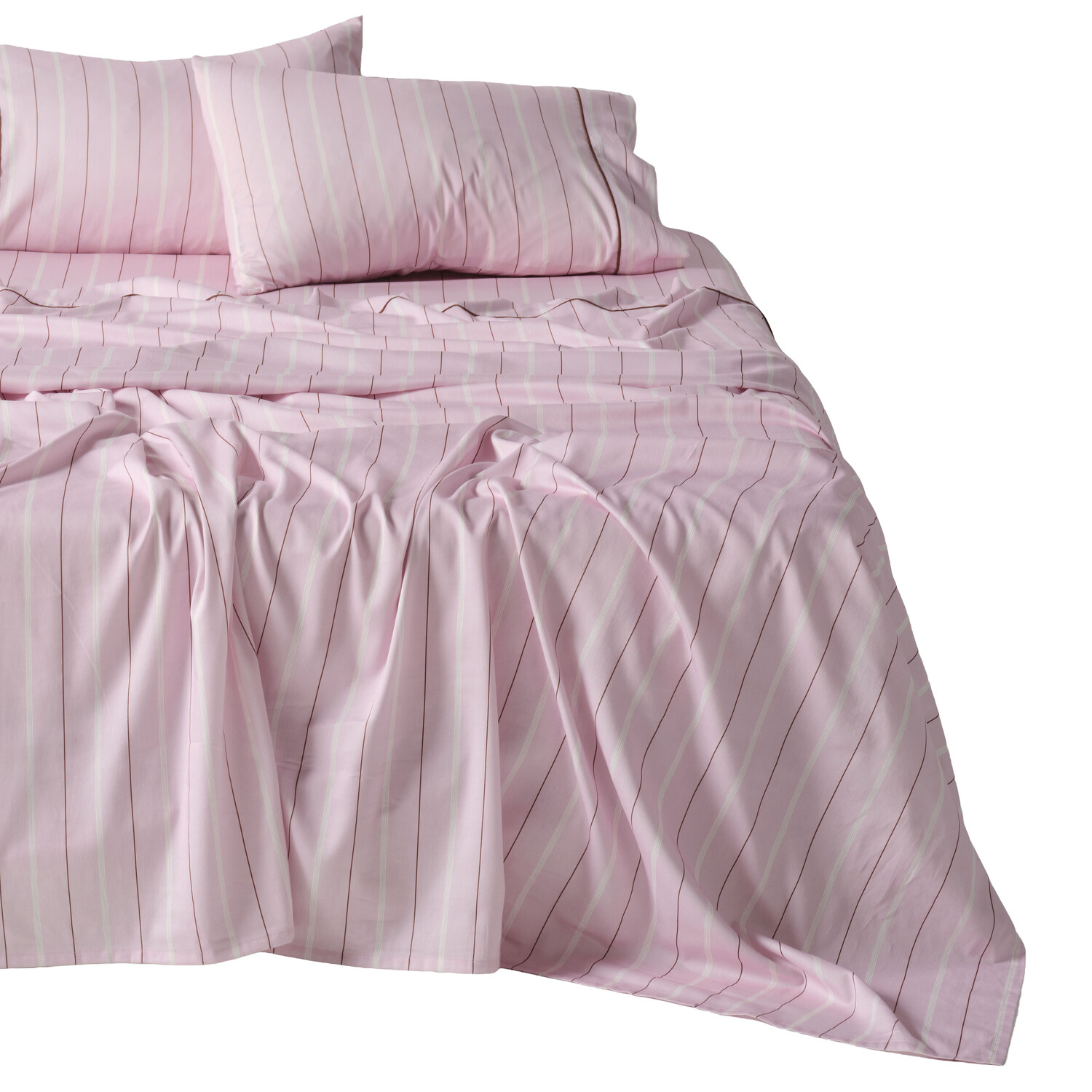 Kiera Stripe Cotton Sateen Sheet Set