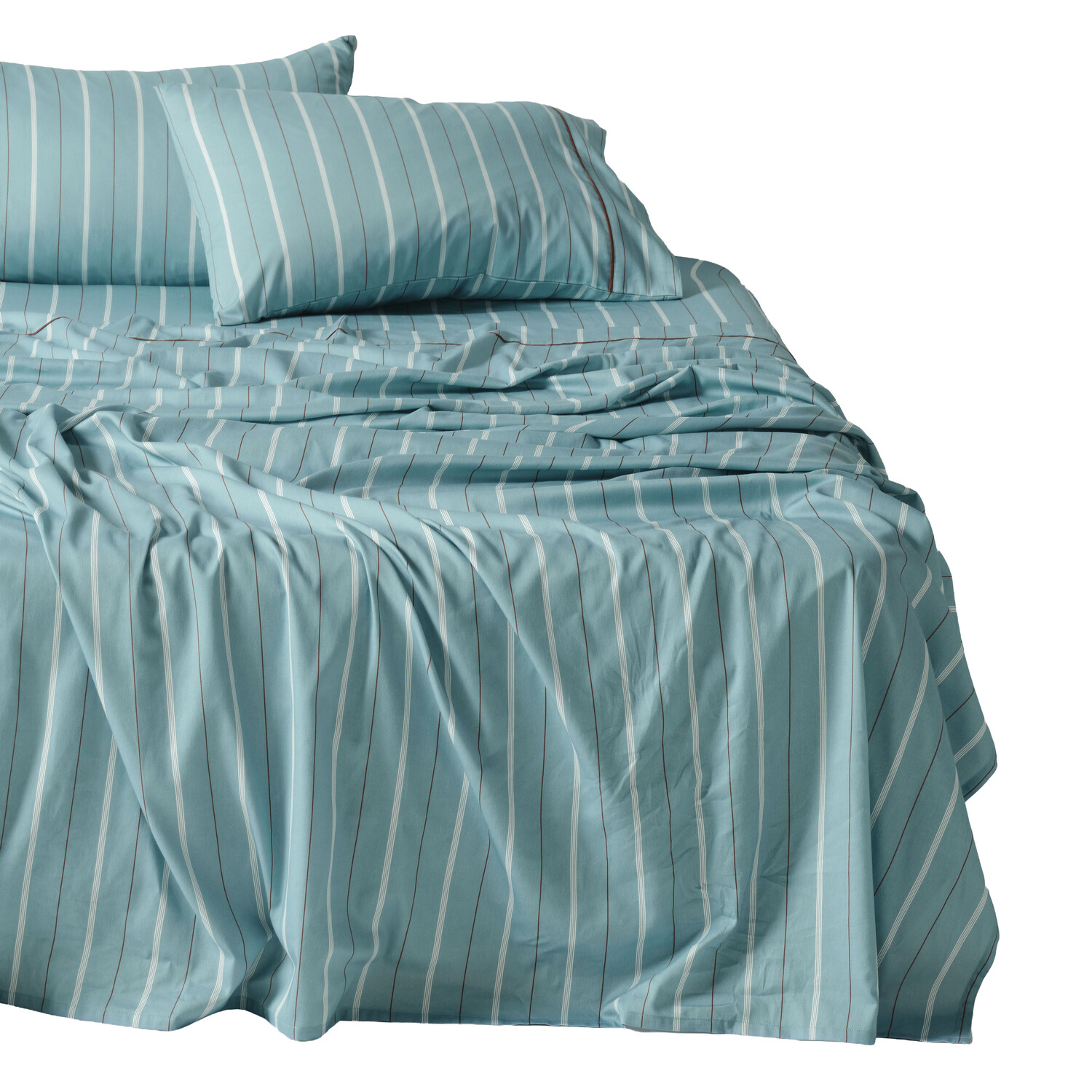 Kiera Stripe Cotton Sateen Sheet Set