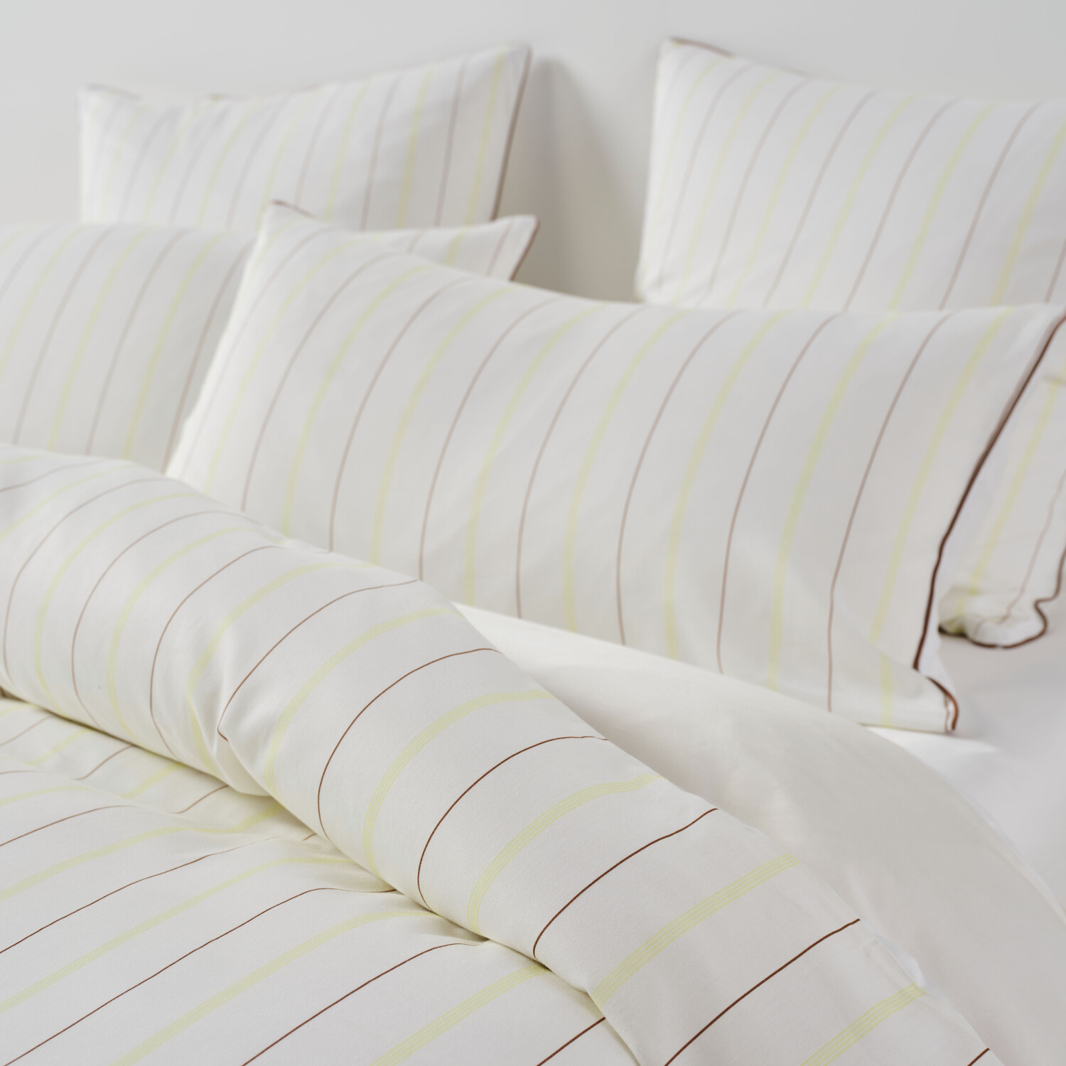 Kiera Stripe Cotton Sateen Quilt Cover Set