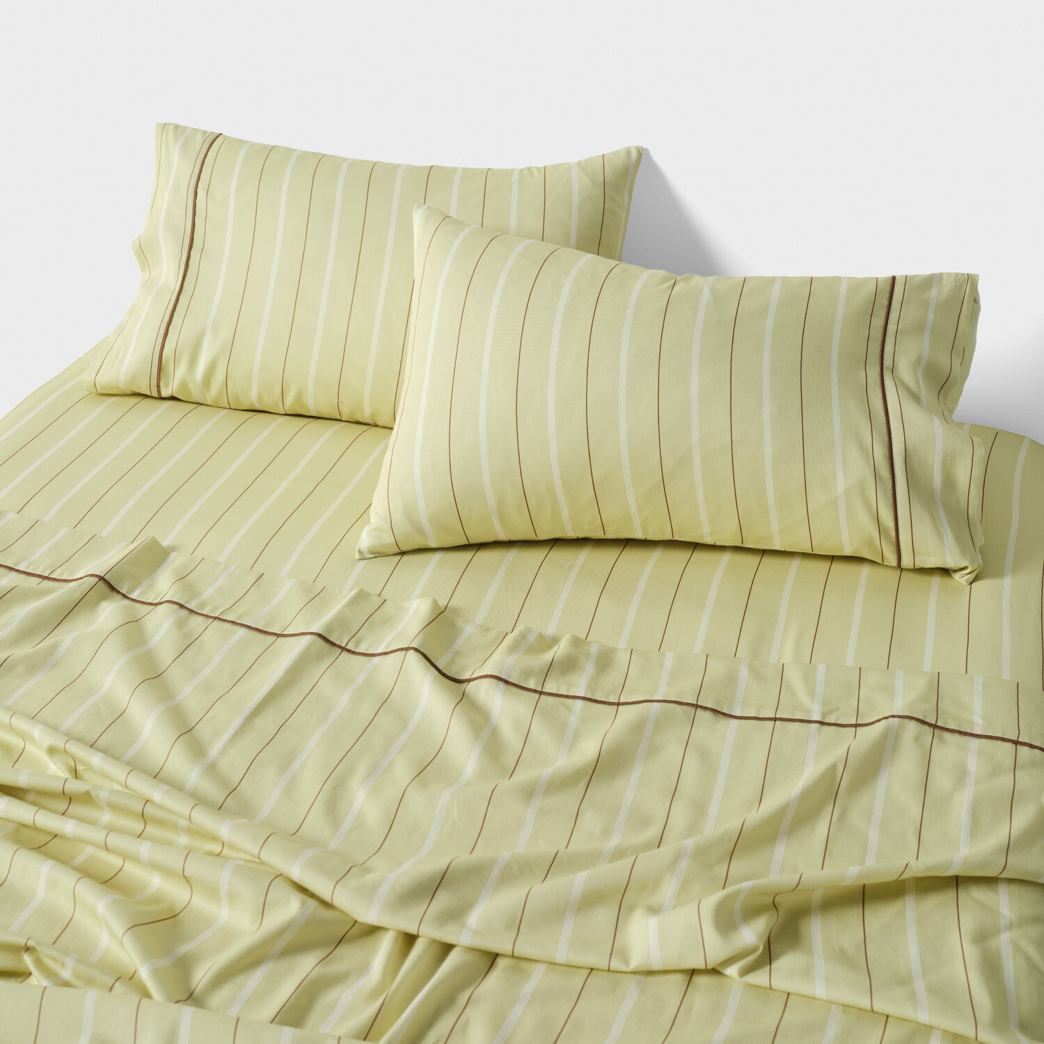 Kiera Stripe Cotton Sateen Sheet Set