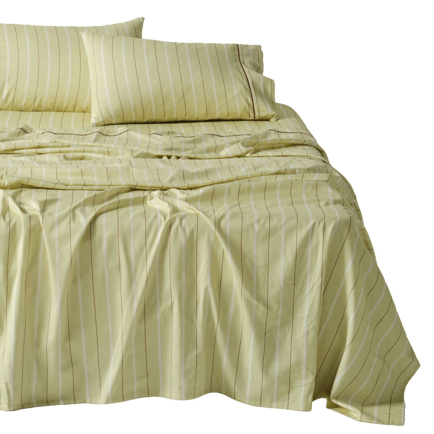 Kiera Stripe Cotton Sateen Sheet Set