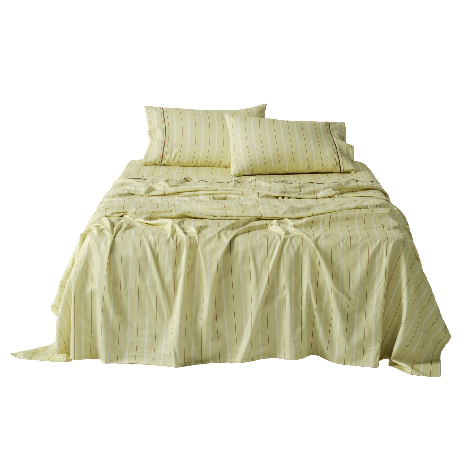 Kiera Stripe Cotton Sateen Sheet Set