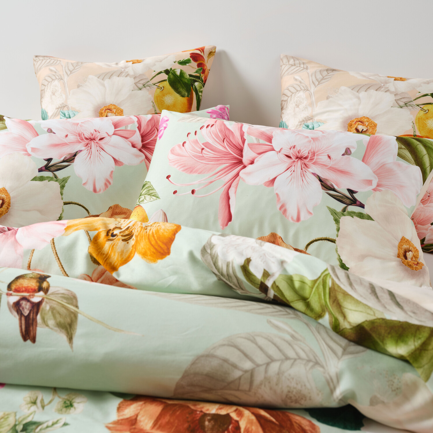 Elara Cotton Sateen Quilt Cover Set