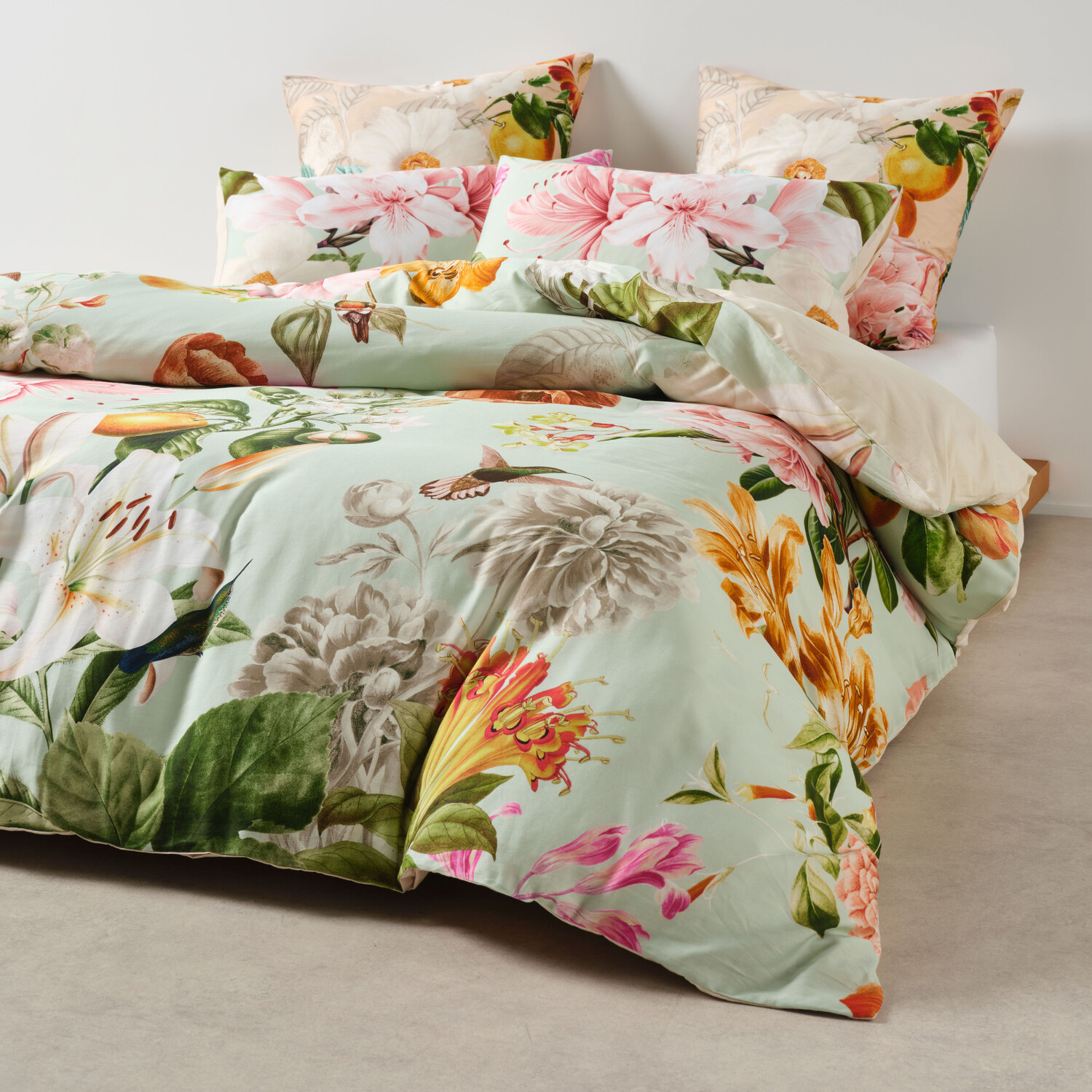 Elara Cotton Sateen Quilt Cover Set
