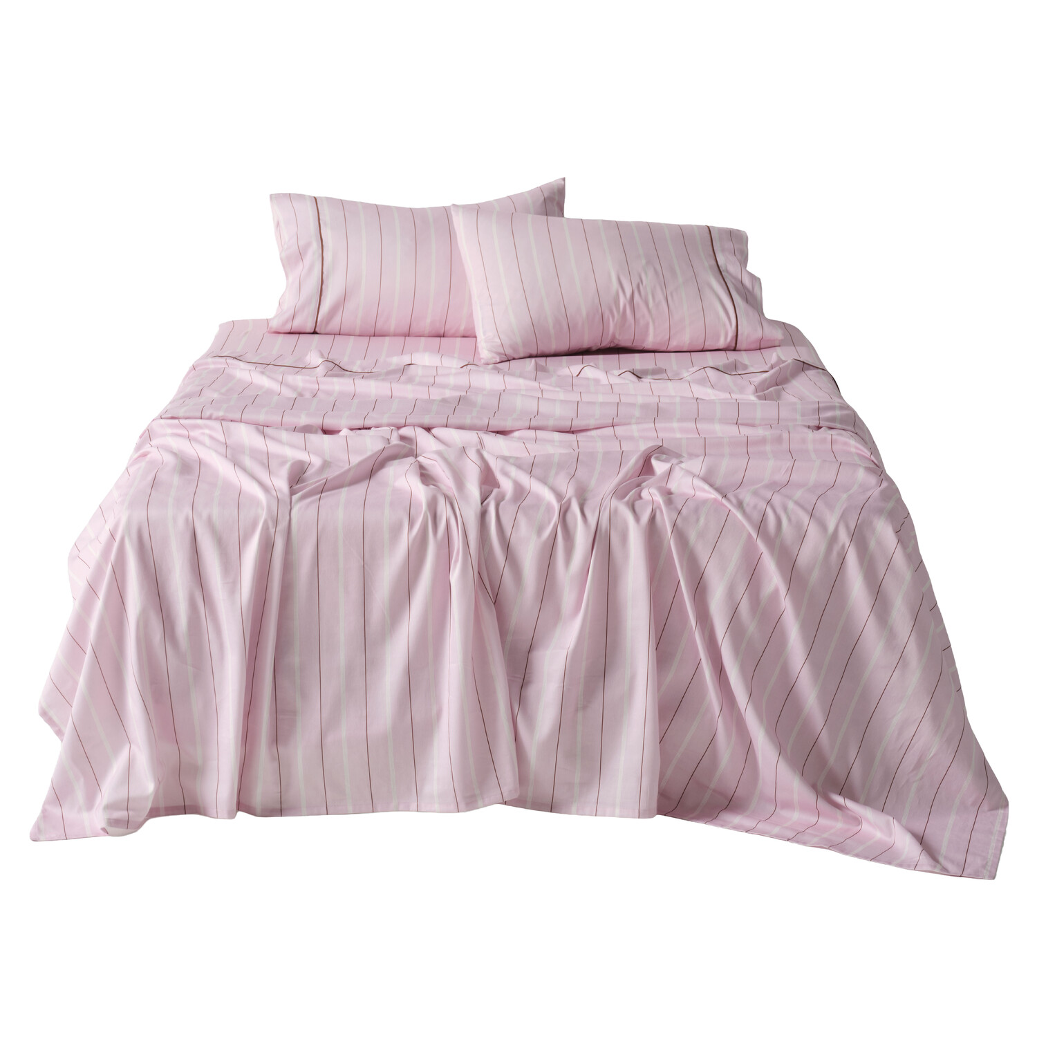 Kiera Stripe Cotton Sateen Sheet Set