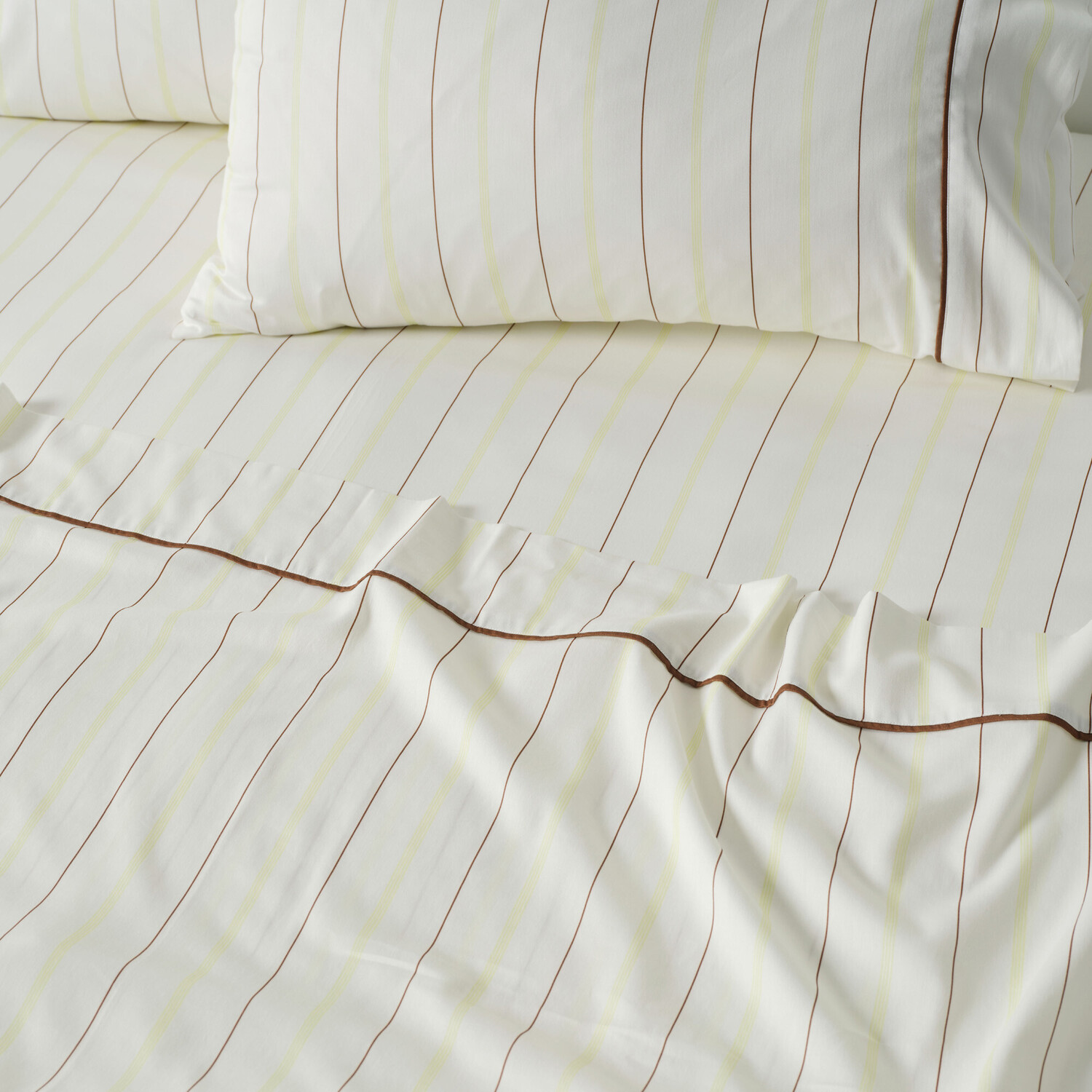 Kiera Stripe Cotton Sateen Sheet Set