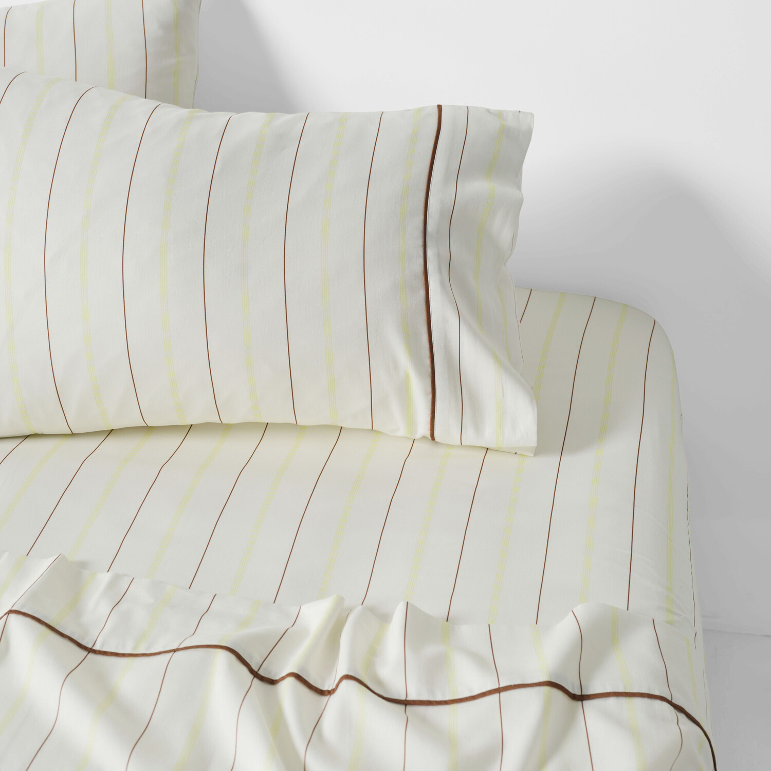 Kiera Stripe Cotton Sateen Sheet Set