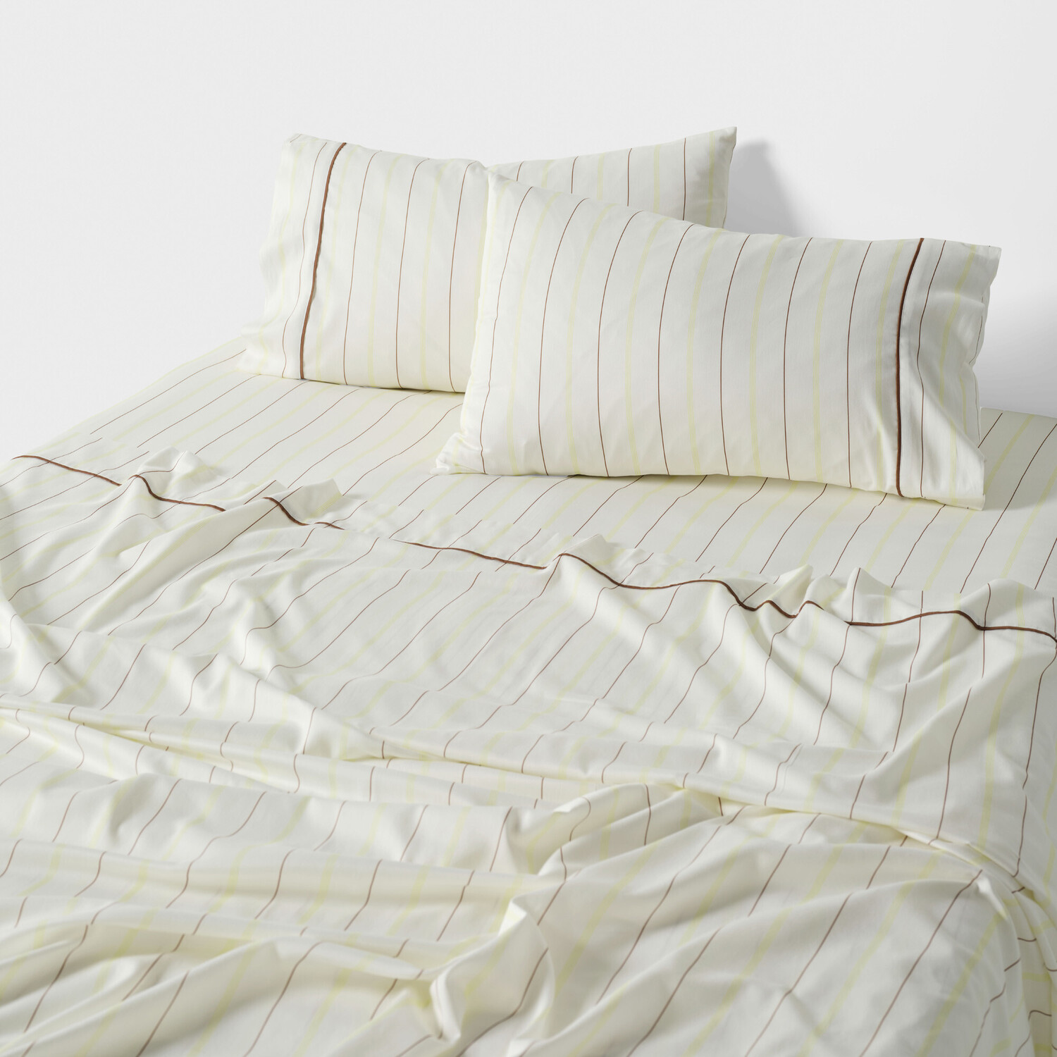 Kiera Stripe Cotton Sateen Sheet Set