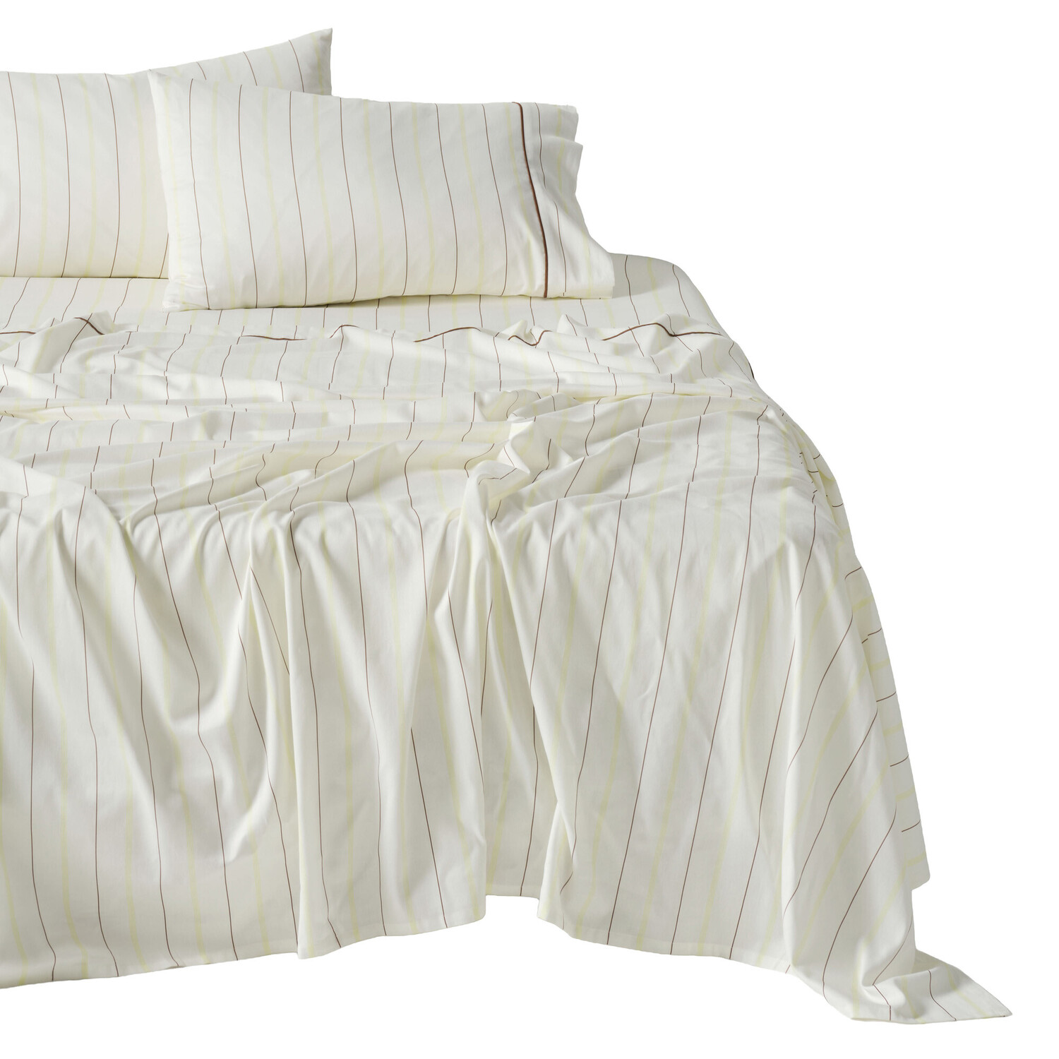 Kiera Stripe Cotton Sateen Sheet Set