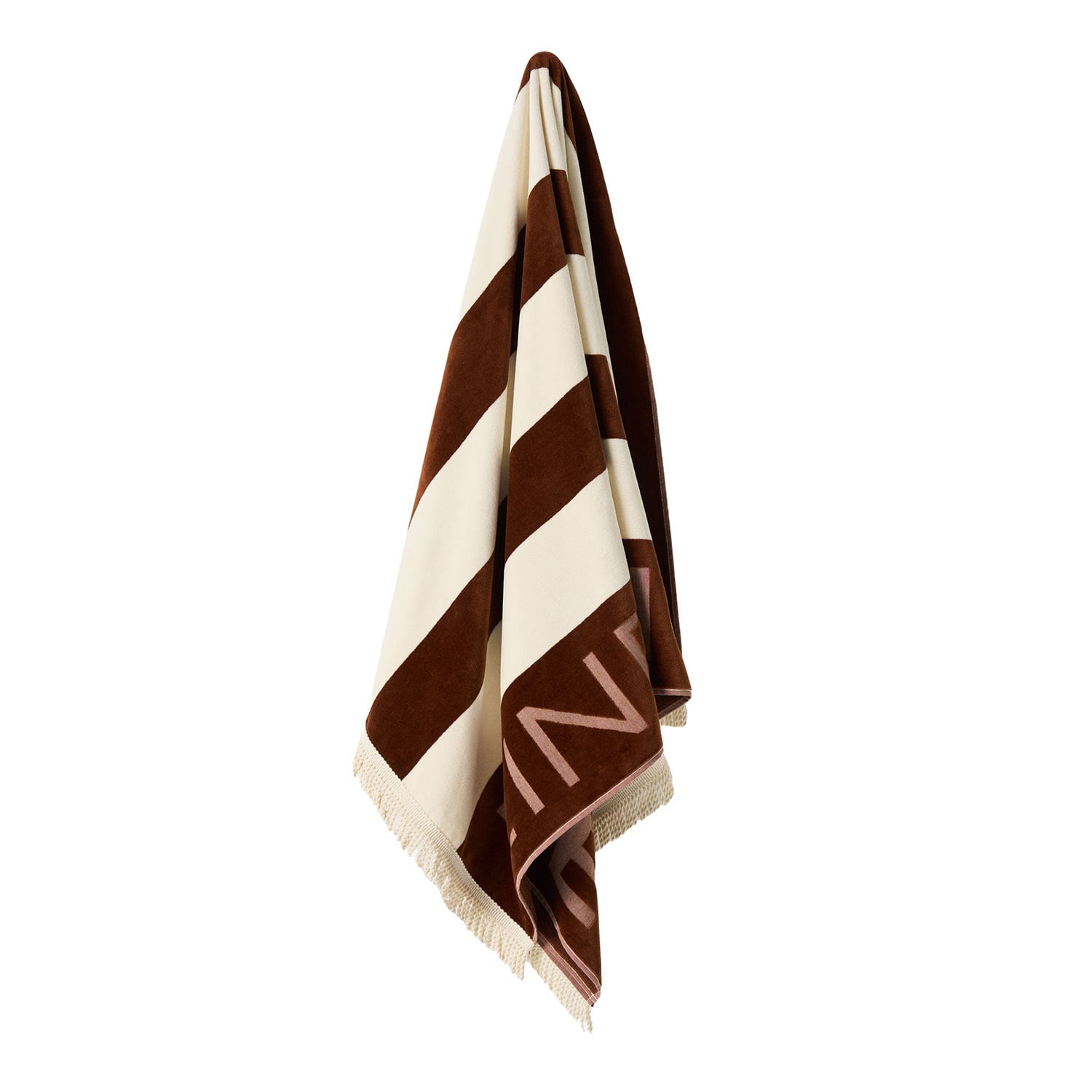 Logo Cotton Velour Beach Towel